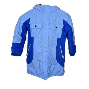 Lands' End Kids “The Squall” Waterproof Hooded Snow Jacket Size 5-6